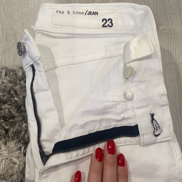 Rag & Bone skinny jeans size 23 White - Picture 1 of 1